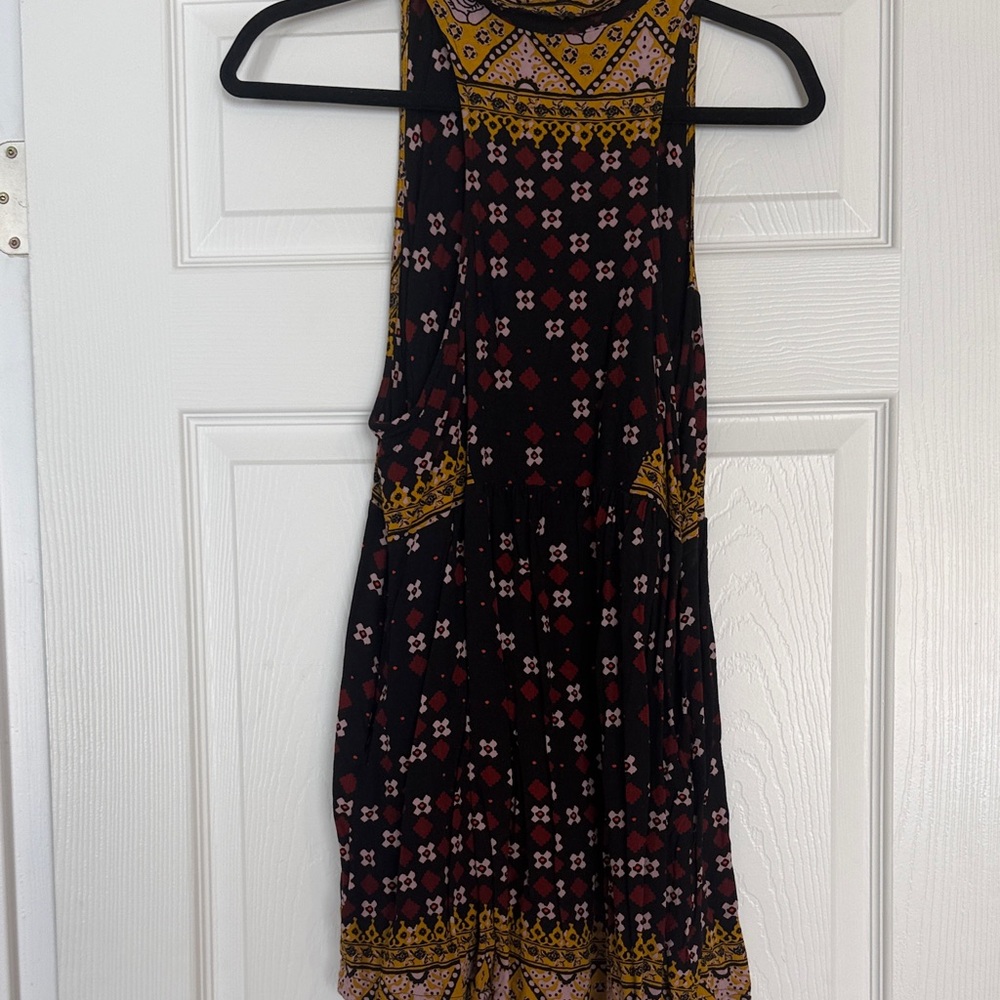 Free People Multicolor Boho Mini Dress - Picture 6 of 6